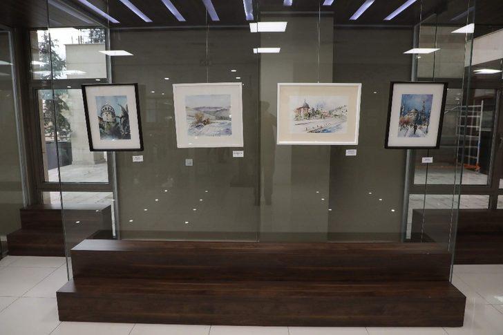 “Şehrin Yüzü” sulu boya sergisi açıldı G1