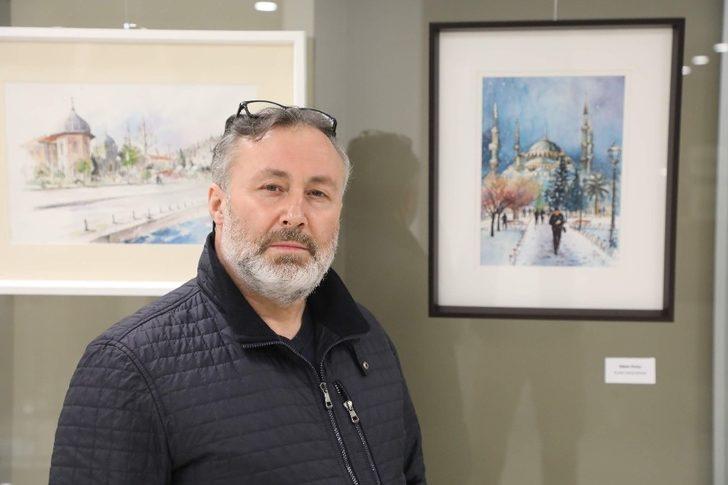 “Şehrin Yüzü” sulu boya sergisi açıldı G4