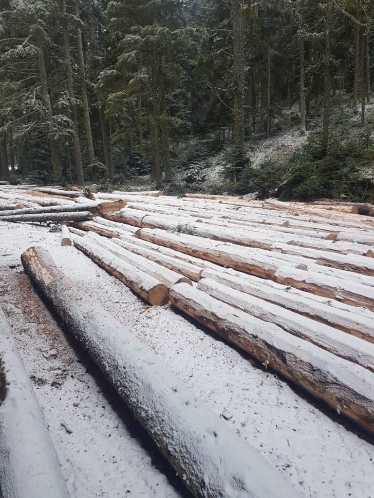 Bozüyük’te mevsimin ilk karı yağdı G2