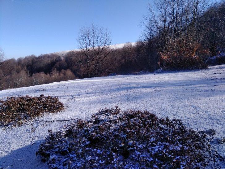 Amasya’nın yükseklerinde kar yağışı G1