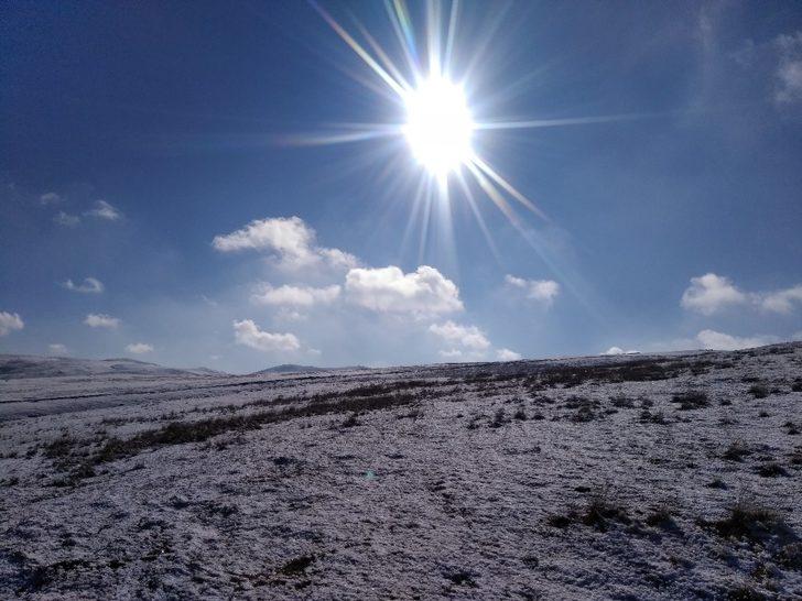 Amasya’nın yükseklerinde kar yağışı G2