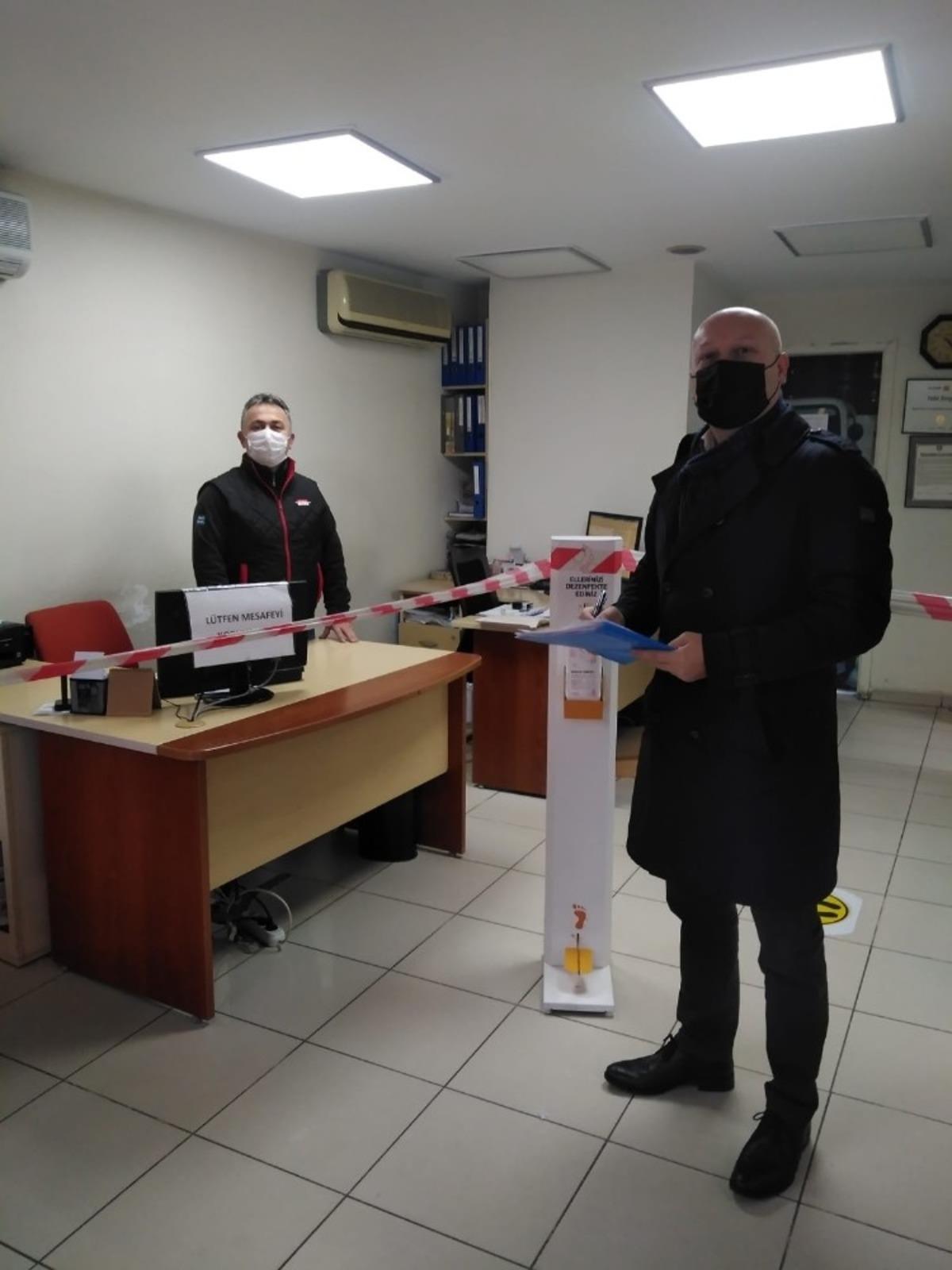 Samsun&rsquo;da iş yerlerine korona denetimi