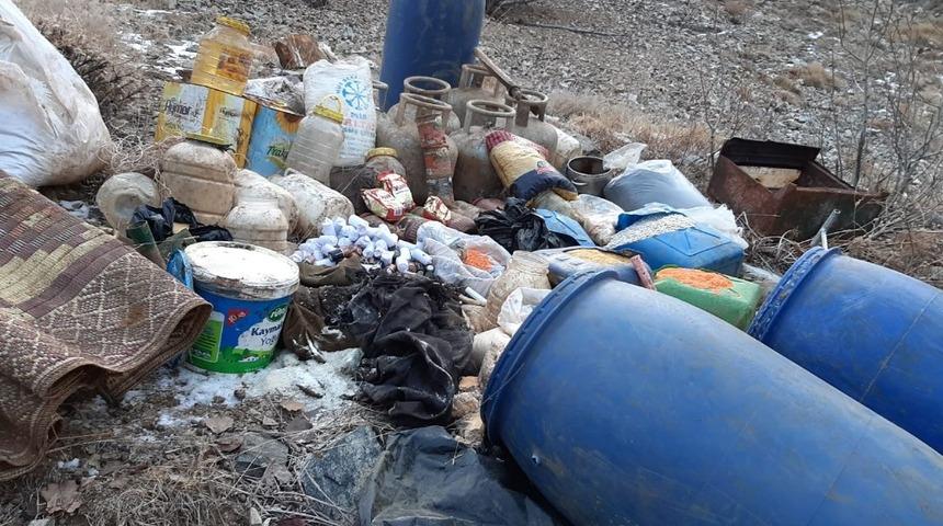 Bitlis&rsquo;te patlayıcı yapımında kullanılan malzemeler ele ge&ccedil;irildi