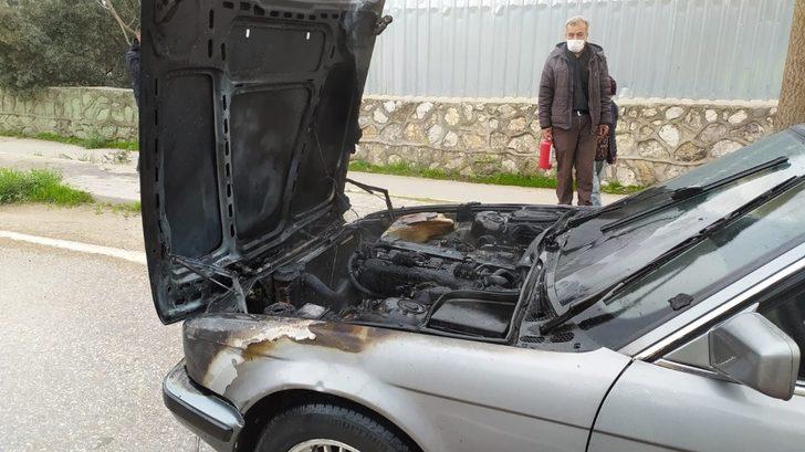 Erdek’te özel oto yandı G4