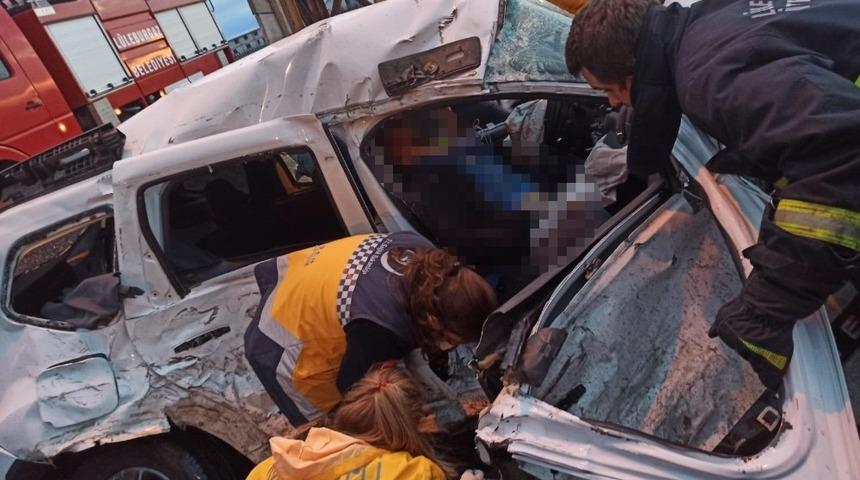 Kırklareli’nde feci kaza: 2 ölü, 1 yaralı