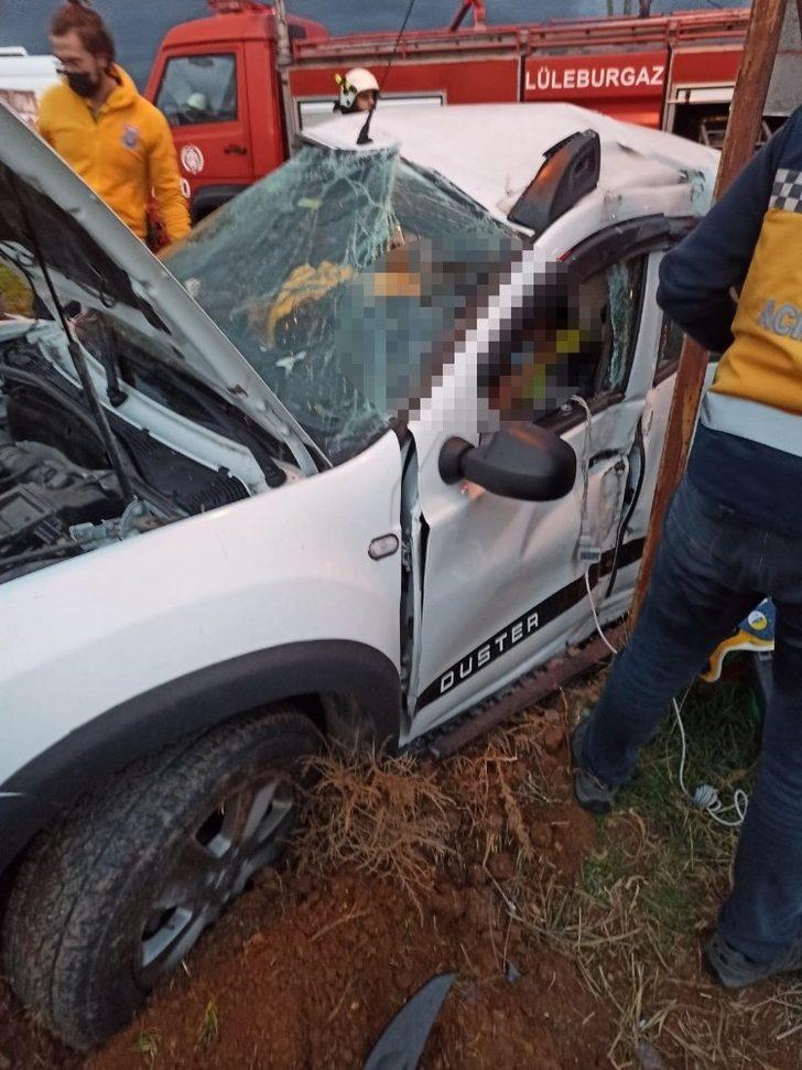 Kırklareli’nde feci kaza: 2 ölü, 1 yaralı G4