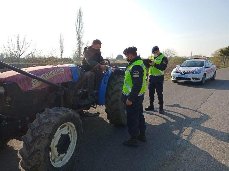 Jandarma trafik 287 araca 153 bin lira ceza uyguladı G4