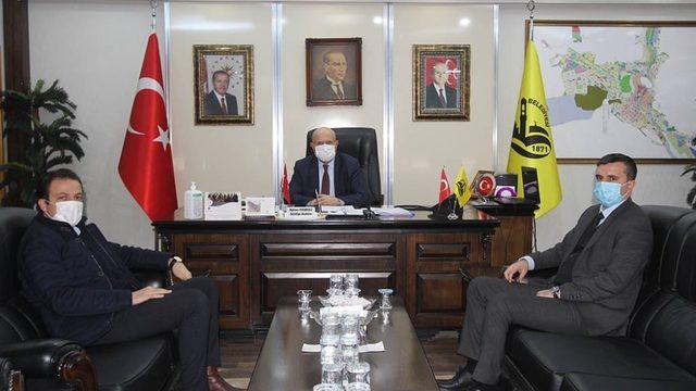 Kaymakamlardan Başkan Pekmezci’ye ziyaret