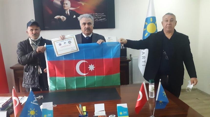 TADDEF&rsquo;TEN Başkan Ata"ya teşekk&uuml;r belgesi