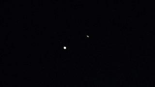 Jüpiter ve Satürn'ün gökyüzündeki buluşması gerçekleşti