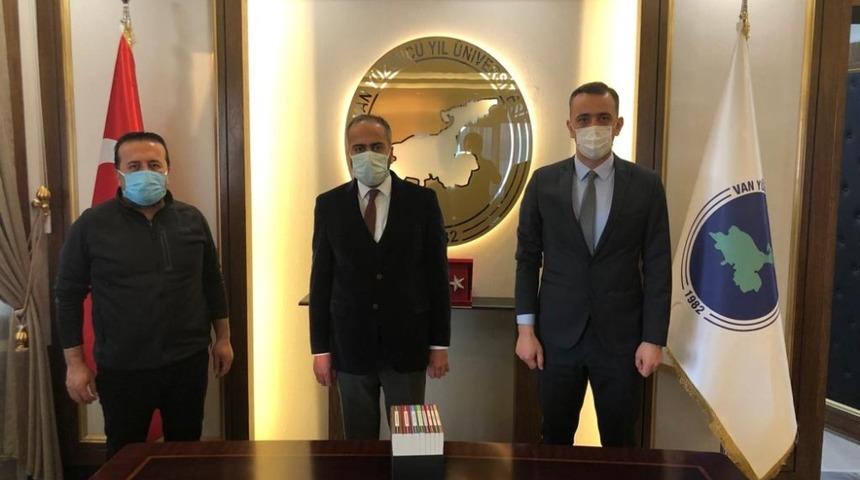 Van basınından Rekt&ouml;r Şevli&rsquo;ye ziyaret