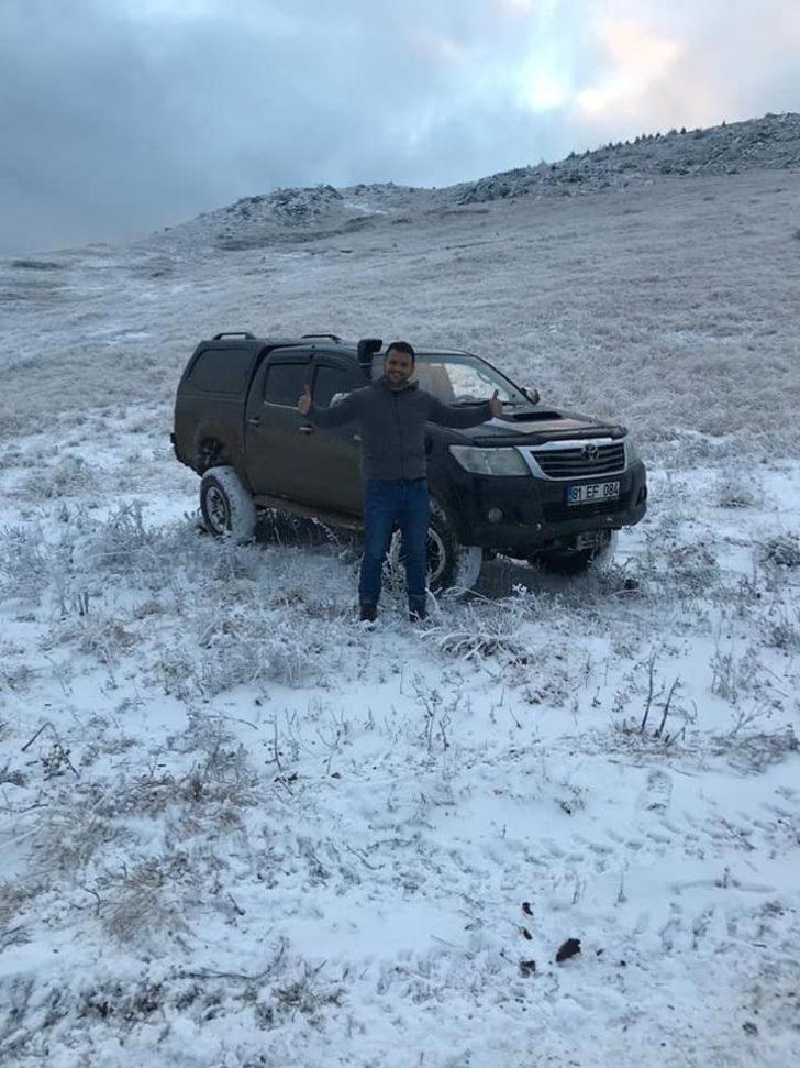 Gümeli’ye mevsimin ilk karı düştü G3