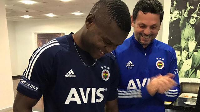 Fenerbahçe'de Samatta'nın doğum günü kutlandı