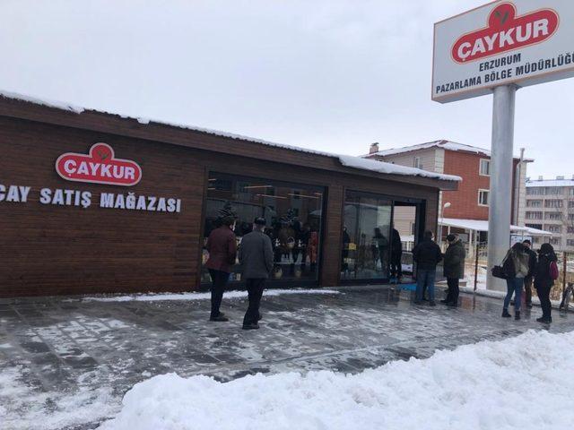 Çaykur’un 5. satış mağazası Erzurum’da açıldı