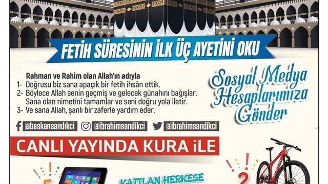 Canik Belediyesinden gençlere bir hediye daha