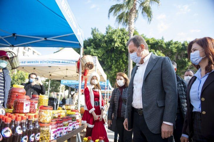 Mersin Büyükşehir Belediyesinden yılbaşı öncesi kadın üreticilere destek G2