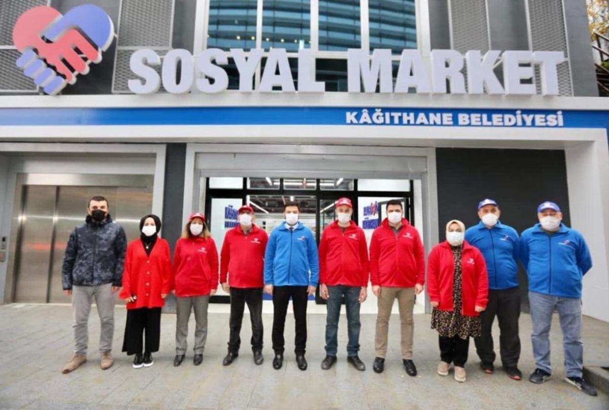 Elden G&ouml;n&uuml;le Sosyal Yardım Marketi&rsquo;nde ilk &uuml;r&uuml;nler yerlerini aldı