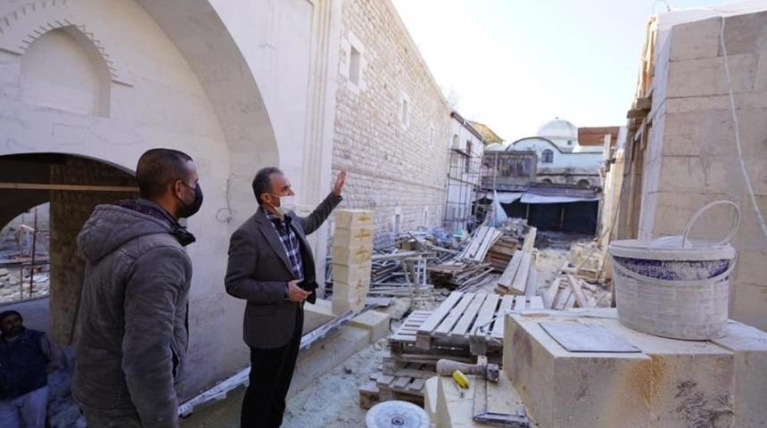 Başkan Kılın&ccedil;, restorasyon &ccedil;alışmalarını yerinde inceledi