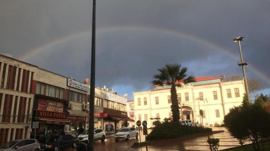 Sinop&rsquo;ta g&ouml;kkuşağı g&uuml;zelliği