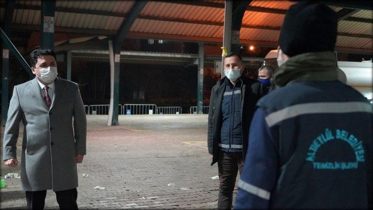 Başkan Hasan Avcı gece mesaisinde G5