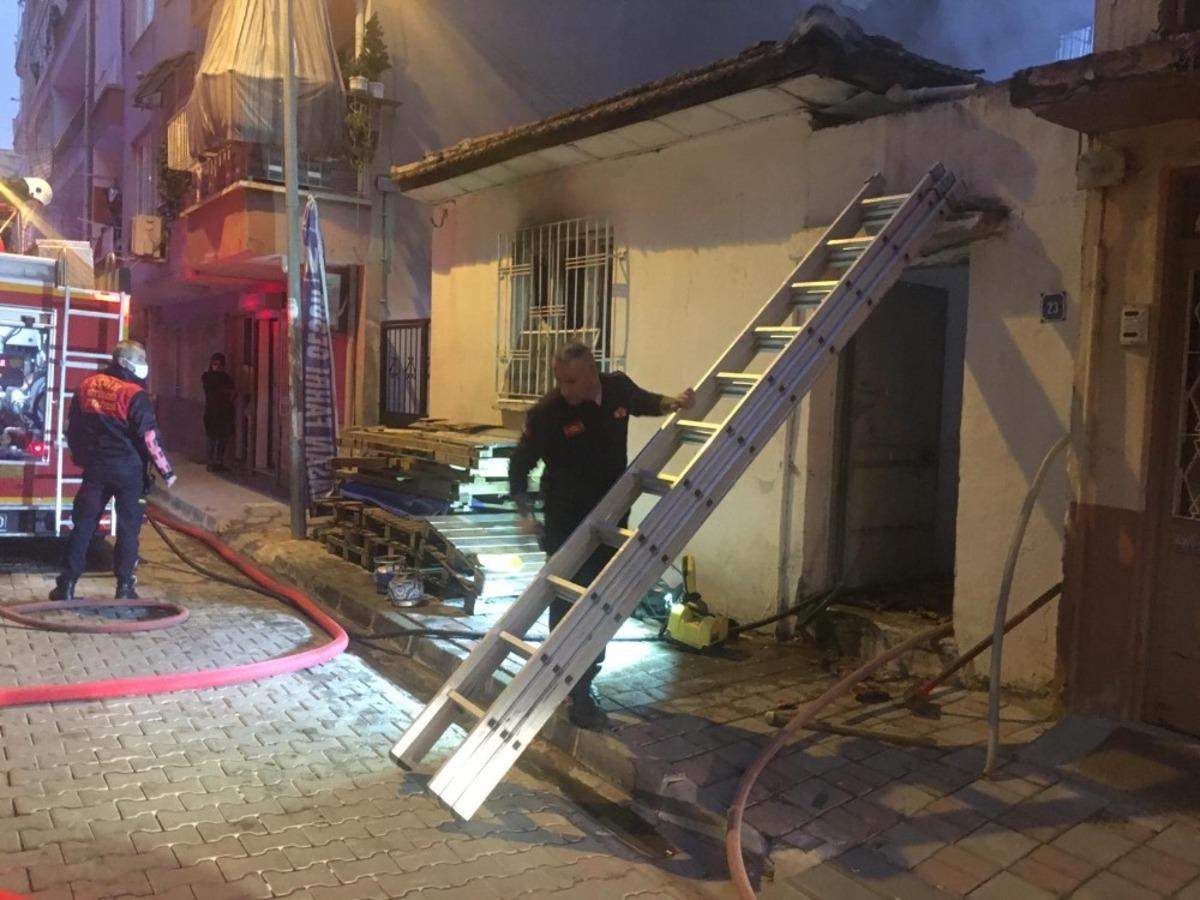 Aydın&rsquo;da ikamet yangını