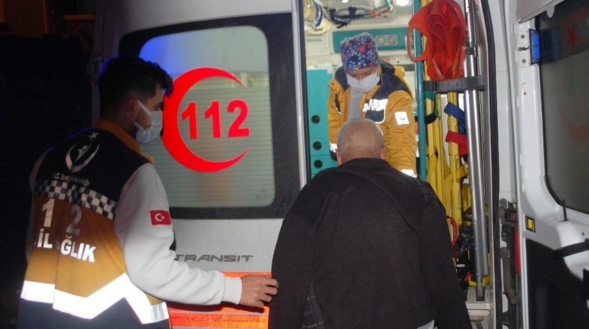 Öfkeli damat kayınpederi ve kayınvalidesini darp etti