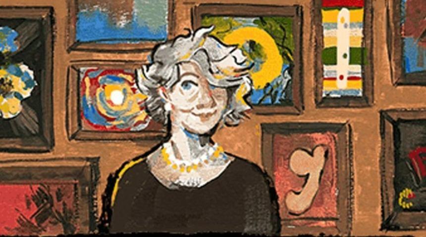 Google'dan Doodle s&uuml;rprizi! Aliye Berger'in doğum g&uuml;n&uuml;n&uuml; unutmadılar