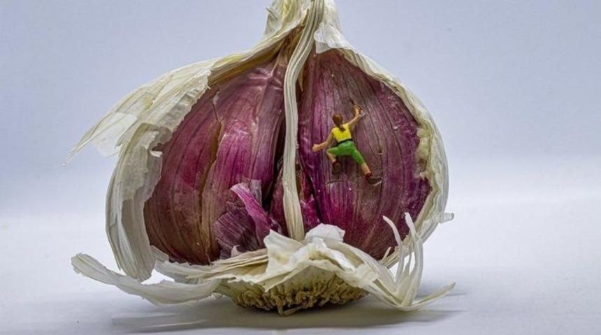 Yiyeceklerle oluşturulan heyecan verici minyatür sahneler