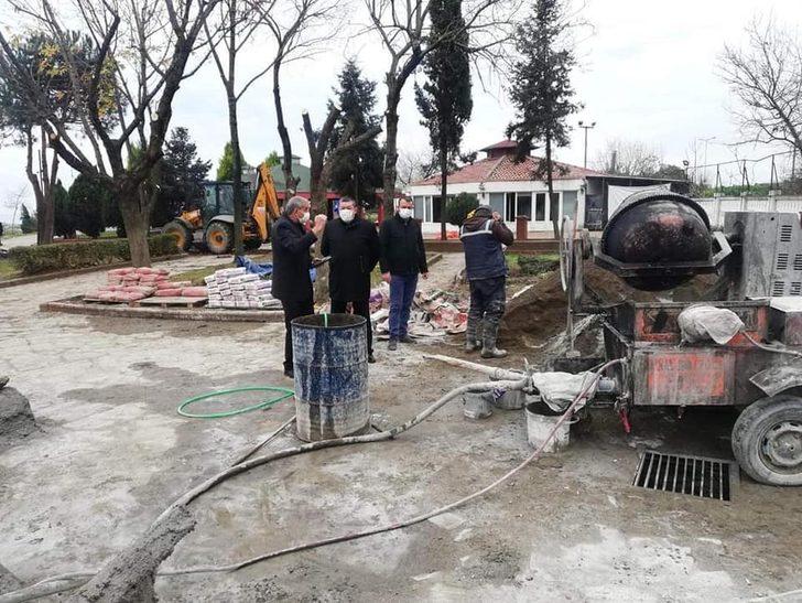 Çay bahçesi ve yapay şelale yenileniyor G1