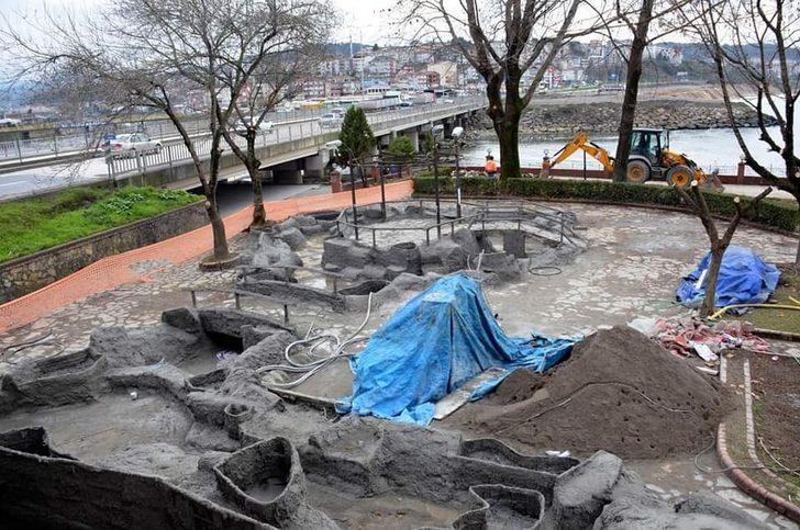 Çay bahçesi ve yapay şelale yenileniyor G2