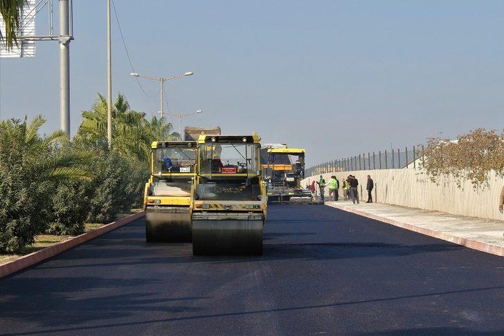 Turgut Özal Bulvarında asfalt çalışması devam ediyor G2