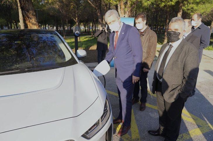Ege Üniversitesinde “Elektrikli Araç Şarj İstasyonu” hizmet vermeye başladı G3
