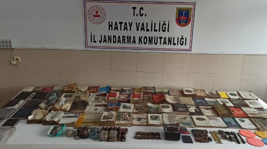 Amanoslarda PKK&rsquo;ya ait silah ve m&uuml;himmat bulundu