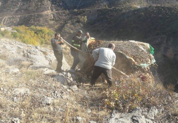 Tunceli’de yaban keçisi avında kullanılan gümeler imha edildi G1