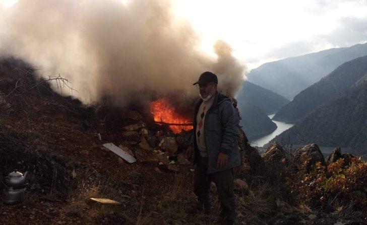 Tunceli’de yaban keçisi avında kullanılan gümeler imha edildi G2