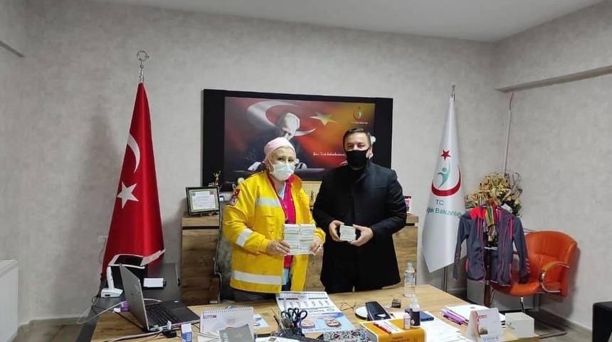 MHP il&ccedil;e teşkilatından hastaneye tıbbi cihaz bağışı yapıldı
