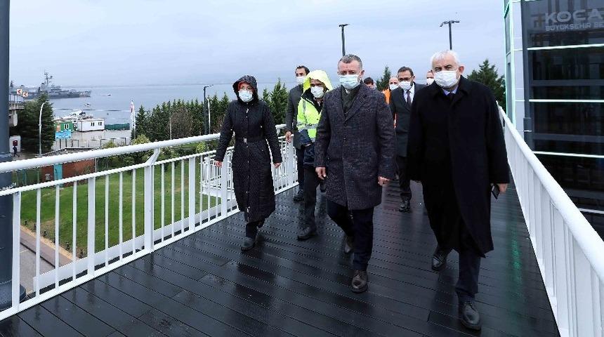 B&uuml;y&uuml;kakın hizmete giren &uuml;st ge&ccedil;itte incelemelerde bulundu