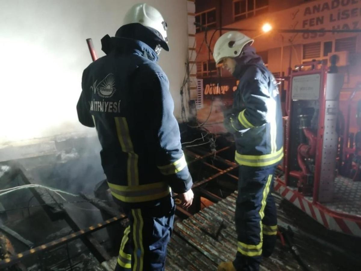 Van&rsquo;da tandır evinde yangın