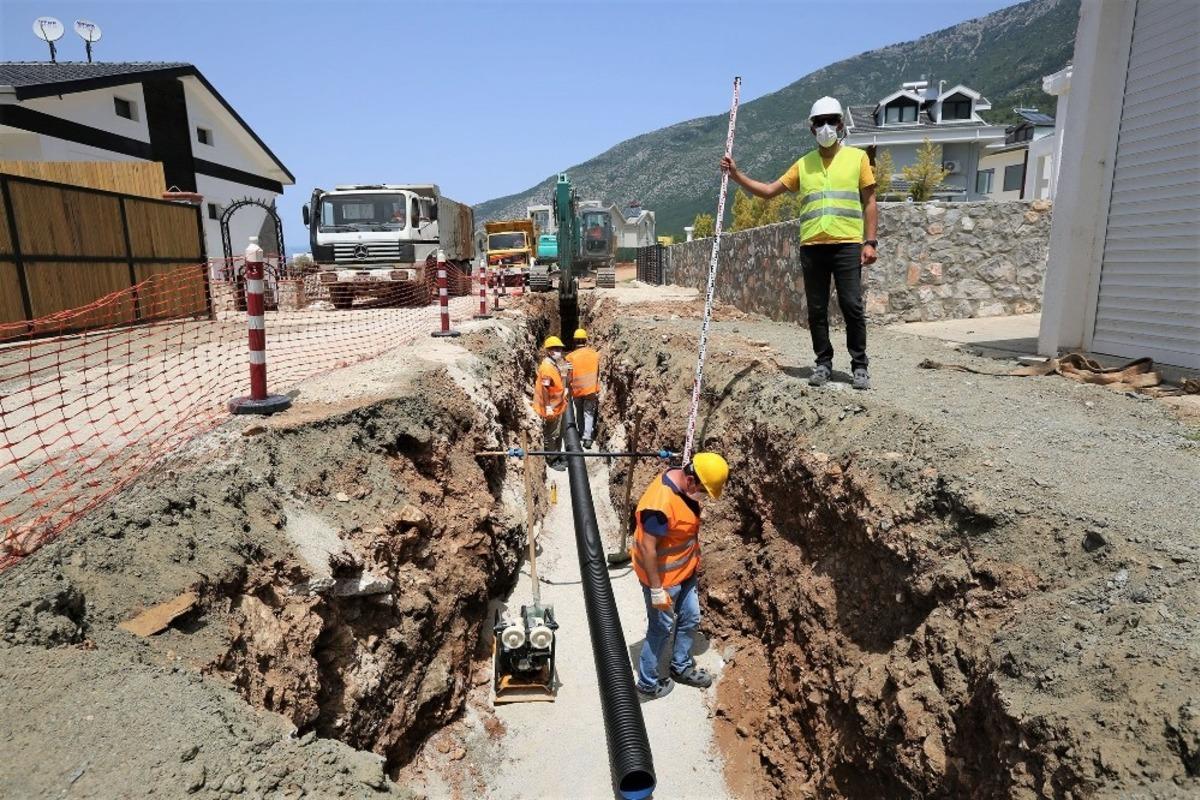 Hisar&ouml;n&uuml;-Ovacık kanalizasyon hattının y&uuml;zde 41&rsquo;i tamamlandı