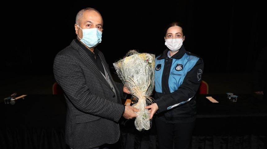 Başkan B&uuml;y&uuml;kg&ouml;z yeni atanan zabıtalarla bir araya geldi