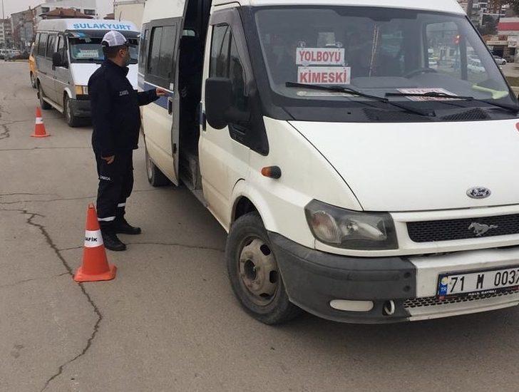 Kırıkkale’de taşıma araçlarında denetim G5