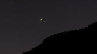Jüpiter-Satürn yakınlaşması Antalya'dan böyle görüntülendi