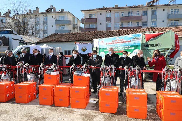 Elazığ’da besicilere makine ekipman desteği G3