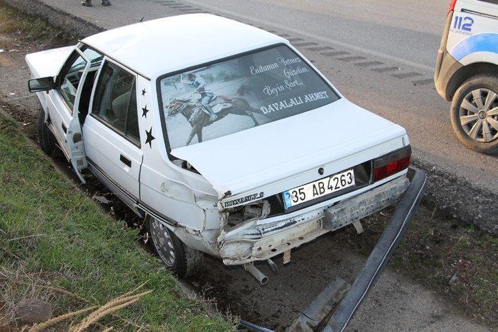 Kula’da 10 dakika arayla iki kaza: 2 yaralı G3