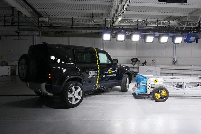 Yeni Land Rover Defender Euro NCAP’ten 5 yıldız aldı