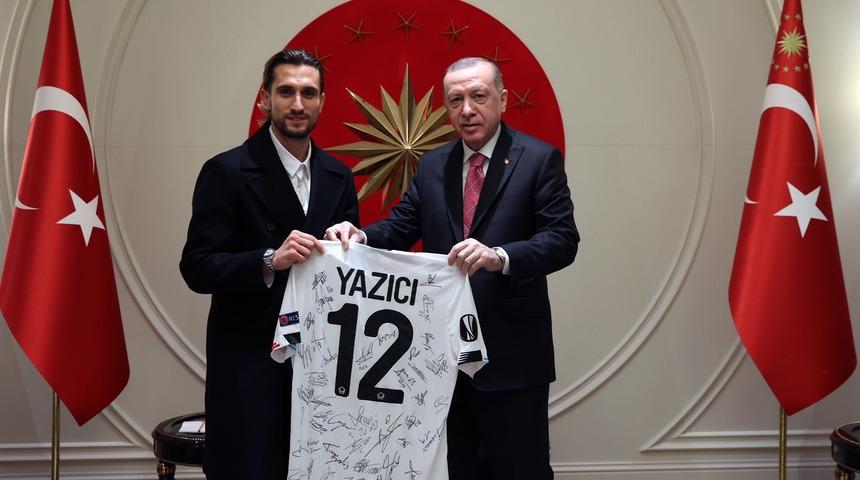 Cumhurbaşkanı Erdoğan, Yusuf Yazıcı'yı kabul etti