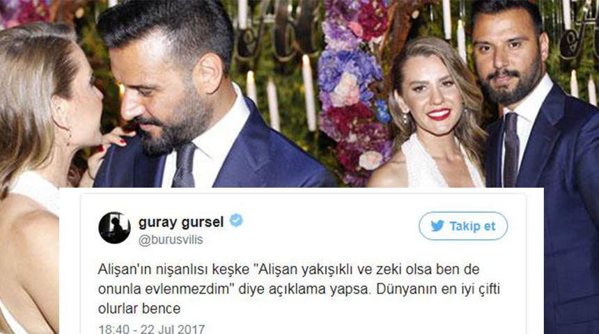 Alişan'ın nişanlısı Eda Erol i&ccedil;in s&ouml;ylediği s&ouml;zler sosyal medya kullanıcılarının tepkisini &ccedil;ekti