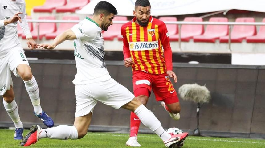 Kayserispor kazanmayı unuttu