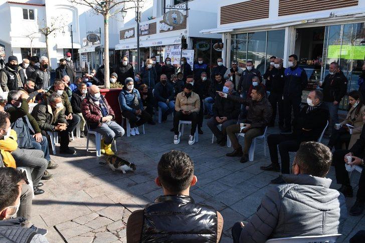 Başkan Günel, balık pazarı esnafıyla bir araya geldi G2