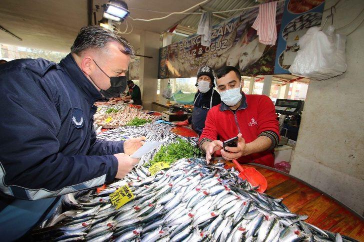 Bayraklı zabıtasından hijyen ve HES kodu denetimi G4